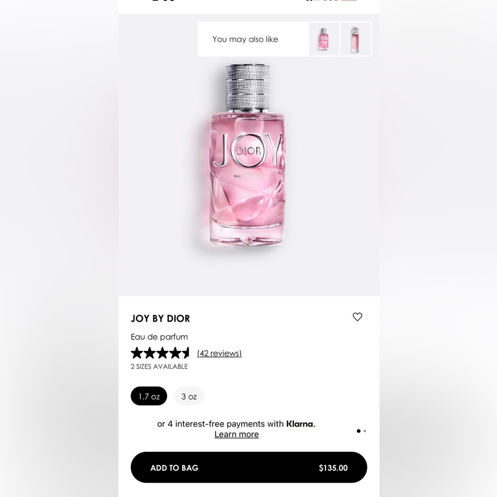 Dior joy edp